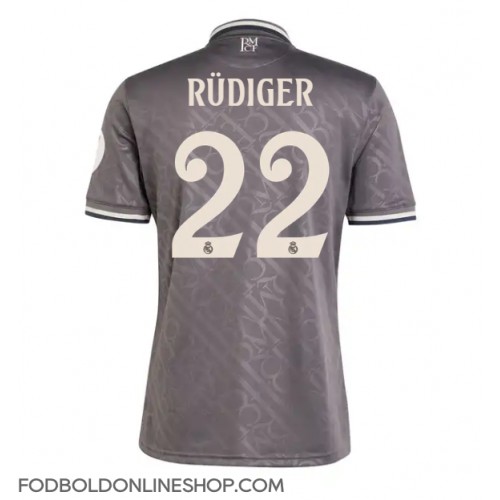 Real Madrid Antonio Rudiger #22 Tredjetrøje 2024-25 Kortærmet